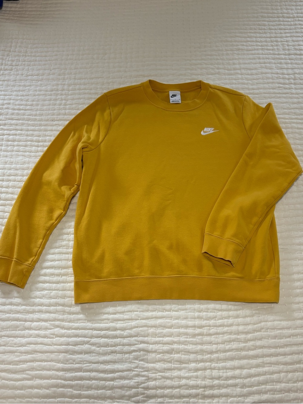 Nike Women’s Golden Yellow Crewneck Sweatshirt